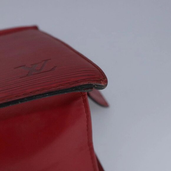 LOUIS VUITTON Epi Trousse Crete Clutch Bag Red M48407 LV Auth 99072 - Picture 3 of 16